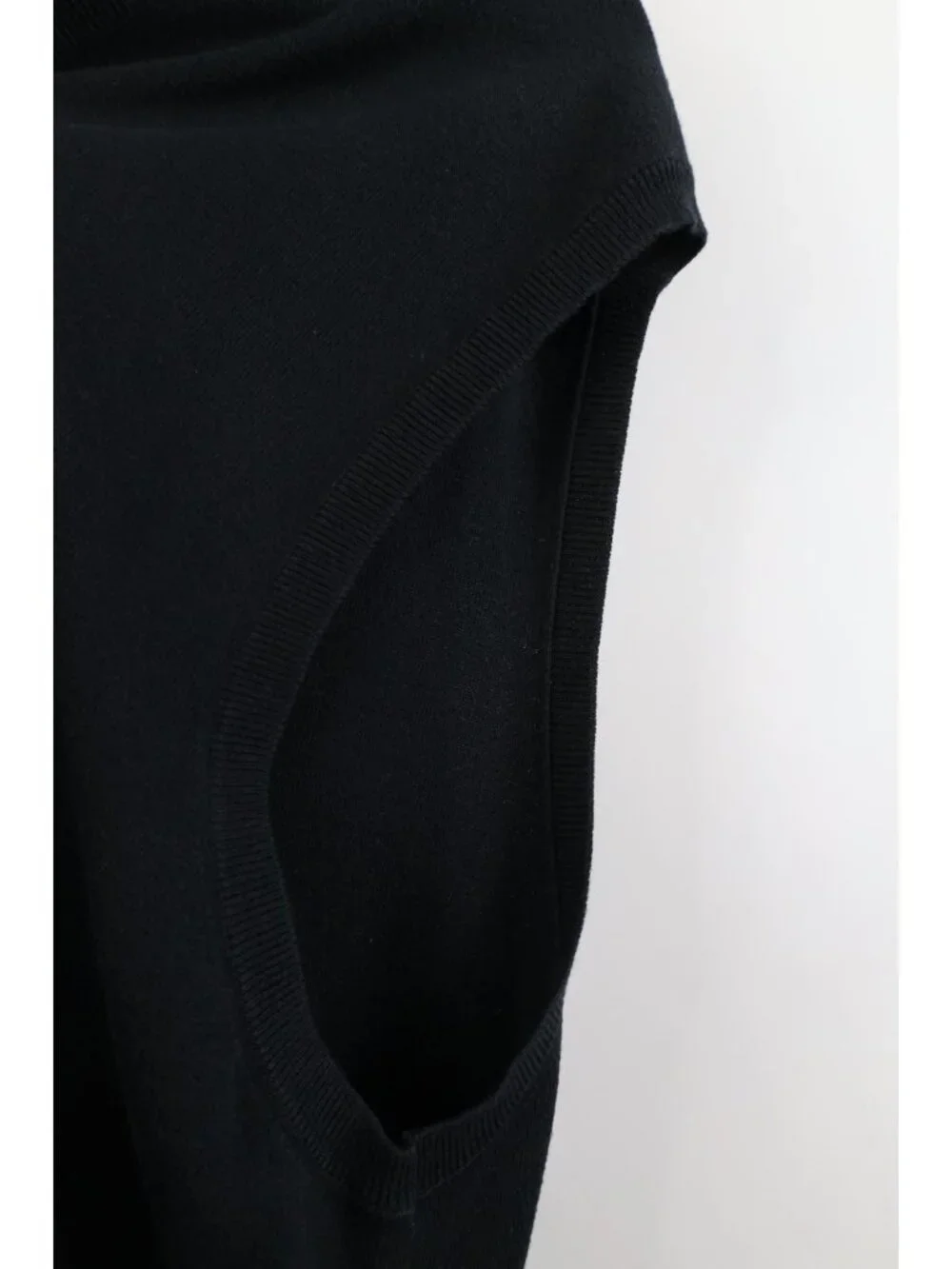 Vintage 90s Ralph Lauren Mens 2XL Faded Pima Cotton Knit Sweater Vest Black